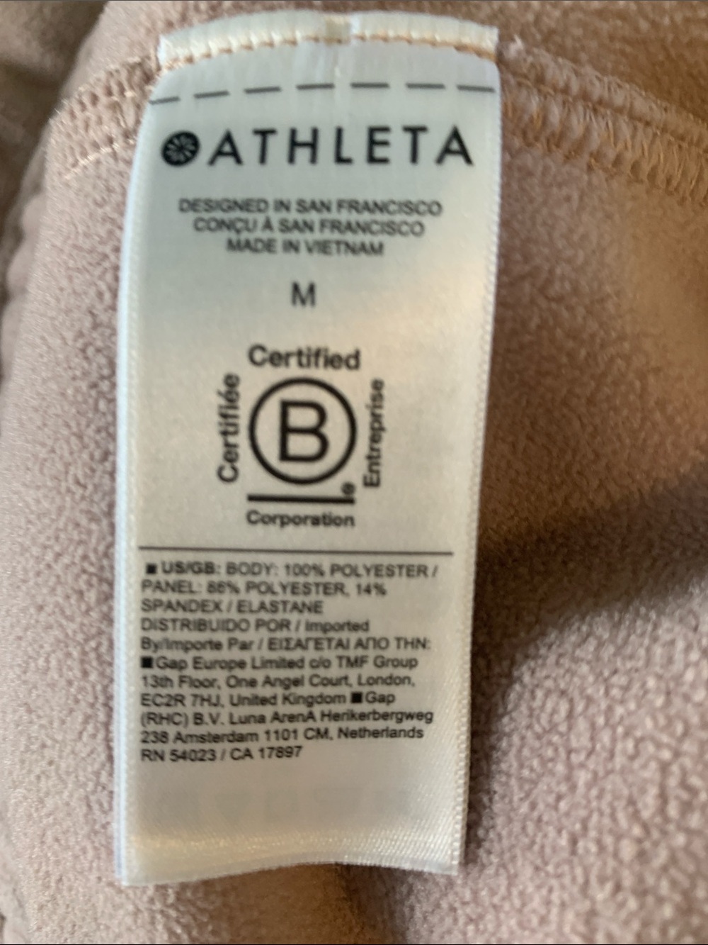 Athleta Mauve-Pink Snap Pullover - Picture 9 of 9